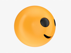 Emoji 054 Smiling 3D Model