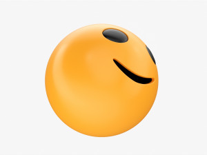 Emoji 054 Smiling 3D Model