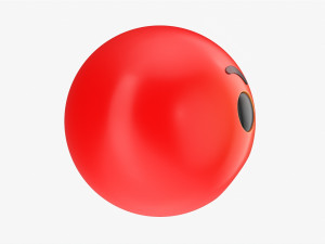 Emoji 058 Angry With Mouth Opened Model 3D