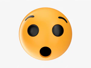 Эмодзи 060 Безмолвный 3D Модель