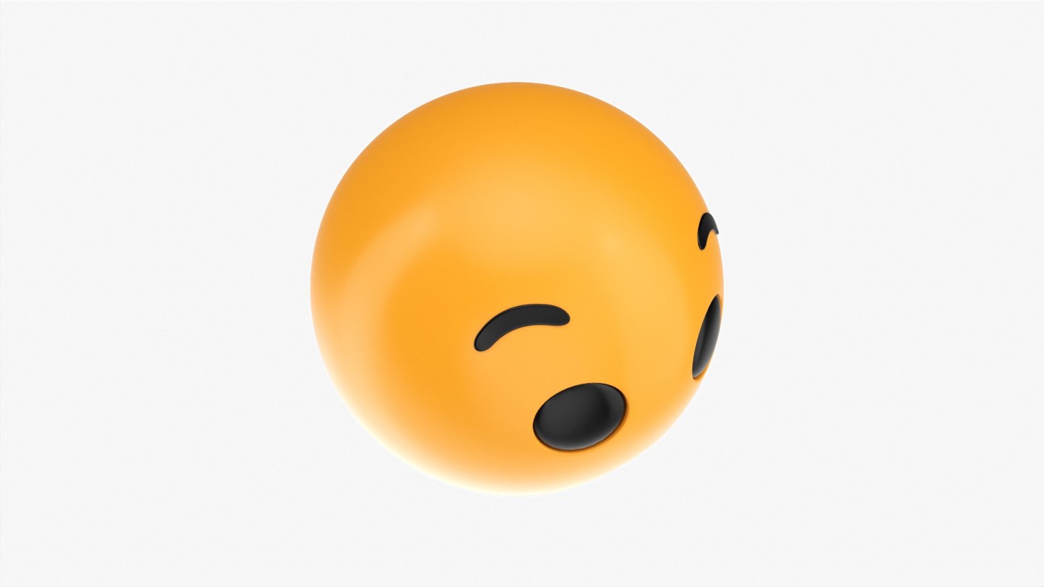 Emoji Fearful Face 3D model