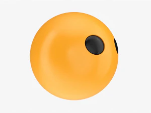 Emoji 062 Without Mouth 3D Model