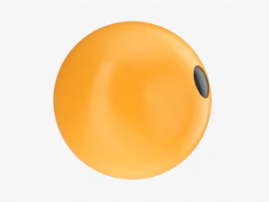 Emoji 062 Without Mouth 3D Model