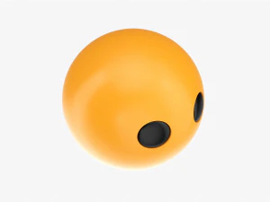 Emoji 062 Without Mouth 3D Model
