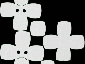 Emoji 063 Worried 3D Model