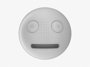 Emoji 064 Neutral 3D Модель