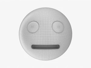 Emoji 064 Neutral 3D Model