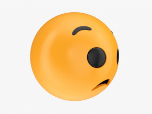 Emoji 065 Sad 3D Модель