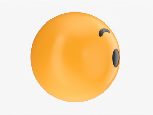 Emoji 065 Sad 3D Модель