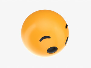 Emoji 065 Sad 3D Модель