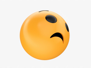 Emoji 065 Sad 3D Модель