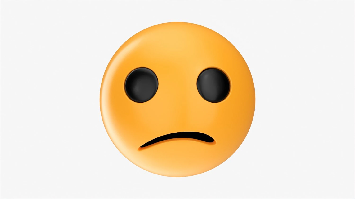 Emoji 066 confuso Modelo 3D .c4d .max .obj .3ds .fbx .stl .blend 