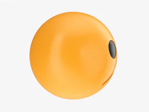 Emoji 067 Frowning 3D Model