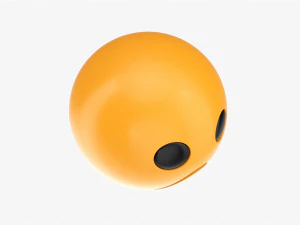 Emoji 067 Frowning 3D Model