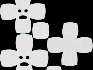 Emoji 070 Feared 3D Model