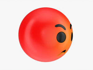 Emoji 071 Angry Modelo 3D