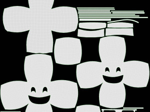 Emoji 073 Laughing With Glasses 3Dモデル