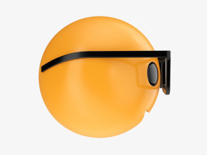 Emoji 074 Smiling With Glasses 3D Модель