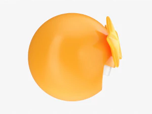 Emoji 077 Laughing With Star Shaped Eyes 3D Model