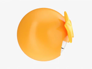 Emoji 079 rindo com olhos em formato de estrela Modelo 3D