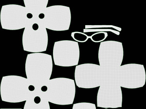 Emoji 084 Speechless With Oval Glasses Modelo 3D