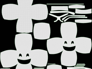 Emoji 086 Laughing With Party Glasses Modello 3D