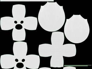Emoji 092 Fearful With Santa Hat 3D-Modell