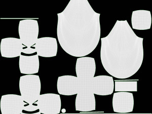 Emoji 095 With Closed Eyes Stuck-Out Tongue And Santa Hat 3D-Modell