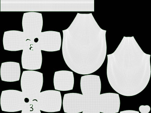 Emoji 097 Kissing Heart With Santa Hat 3Dモデル