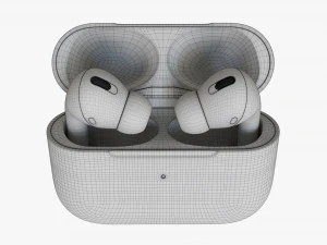 Airpods Pro 2nd Generation 2021 3D Model