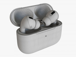 Airpods Pro 2nd Generation 2021 3D-Modell