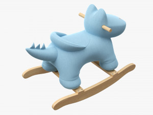 Baby Crocodile Rocking Chair Modelo 3D