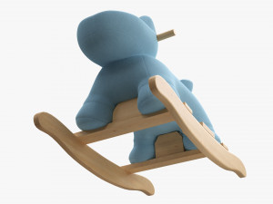 Baby Crocodile Rocking Chair Modelo 3D
