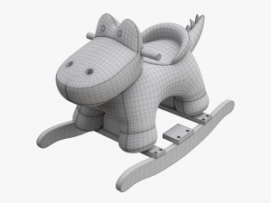 Baby Crocodile Rocking Chair Modelo 3D