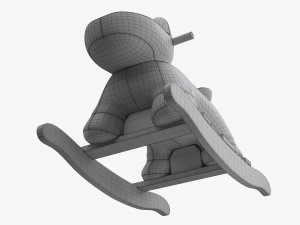 Baby Crocodile Rocking Chair Modelo 3D