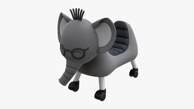 Baby Elephant Ride-On Modèle 3D .c4d .max .obj .3ds .fbx .stl .blend 