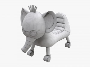 Baby Elephant Ride-On Modèle 3D