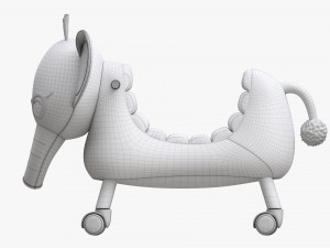 Baby Elephant Ride-On Modèle 3D