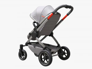 Baby Stroller 01 3D Model