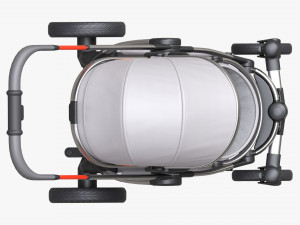 Baby Stroller 01 Model 3D