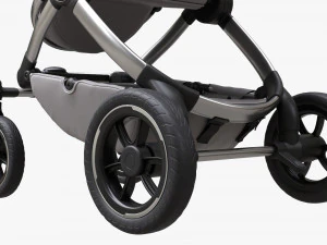 Baby Stroller 01 3D Model