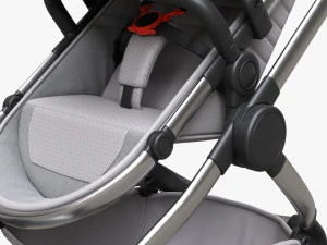 Baby Stroller 01 3D Model