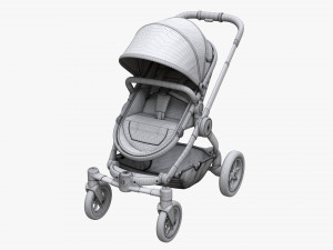 Baby Stroller 01 Model 3D