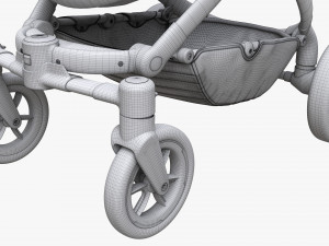 Baby Stroller 01 Model 3D