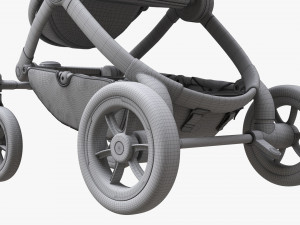 Baby Stroller 01 Model 3D