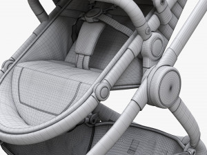 Baby Stroller 01 Model 3D
