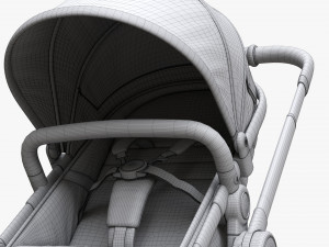 Baby Stroller 01 Model 3D