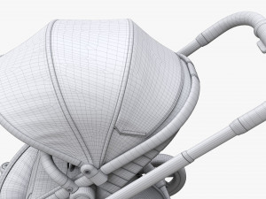 Baby Stroller 01 Model 3D