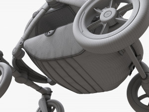 Baby Stroller 01 Model 3D