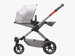 Baby Stroller 02 3D Model